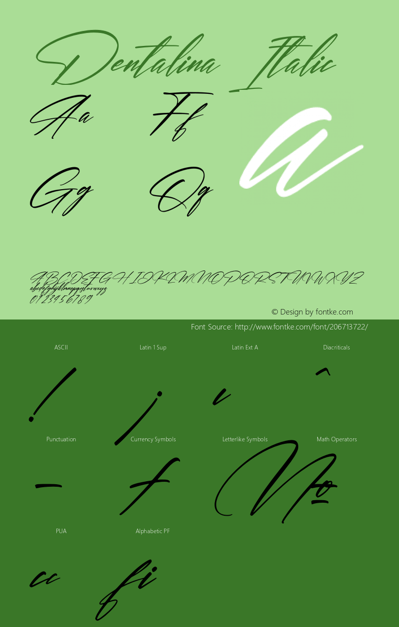 Pentalina Italic Version 1.00;October 27, 2021;FontCreator 13.0.0.2683 64-bit图片样张