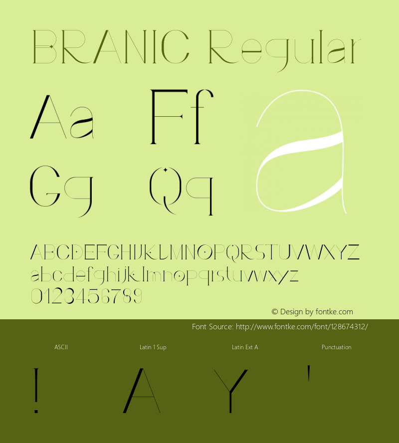 BRANIC Version 1.004;Fontself Maker 3.5.4 Font Sample