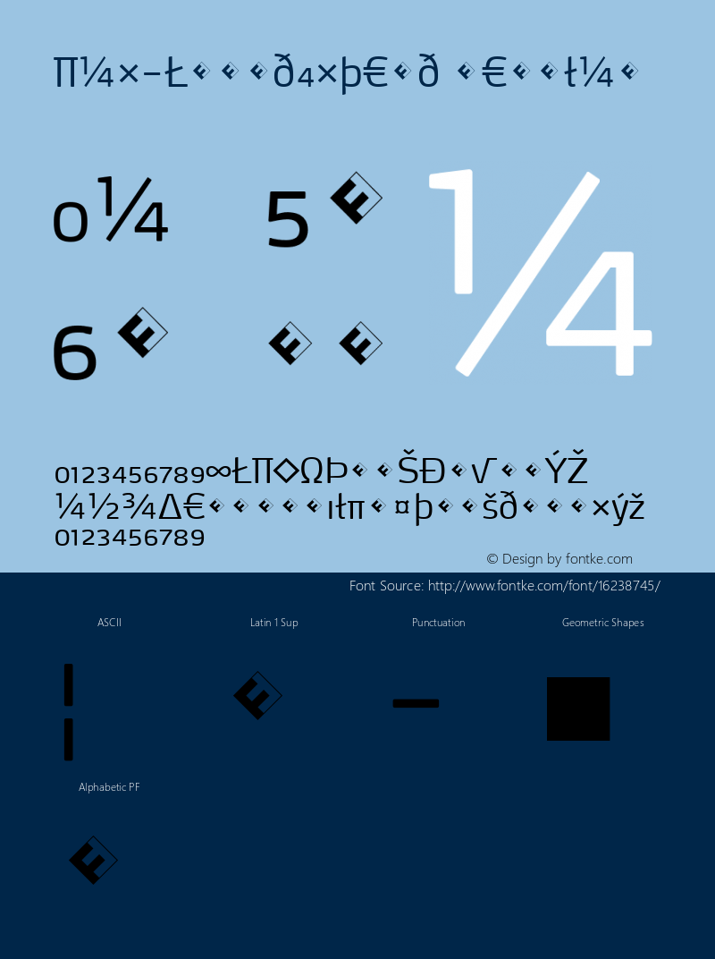 Max-LightExpert Regular 4.460 Font Sample