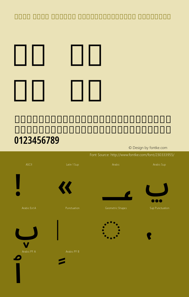 Noto Sans Arabic ExtraCondensed SemiBold Version 2.009; ttfautohint (v1.8) -l 8 -r 50 -G 200 -x 14 -D arab -f none -a qsq -X 