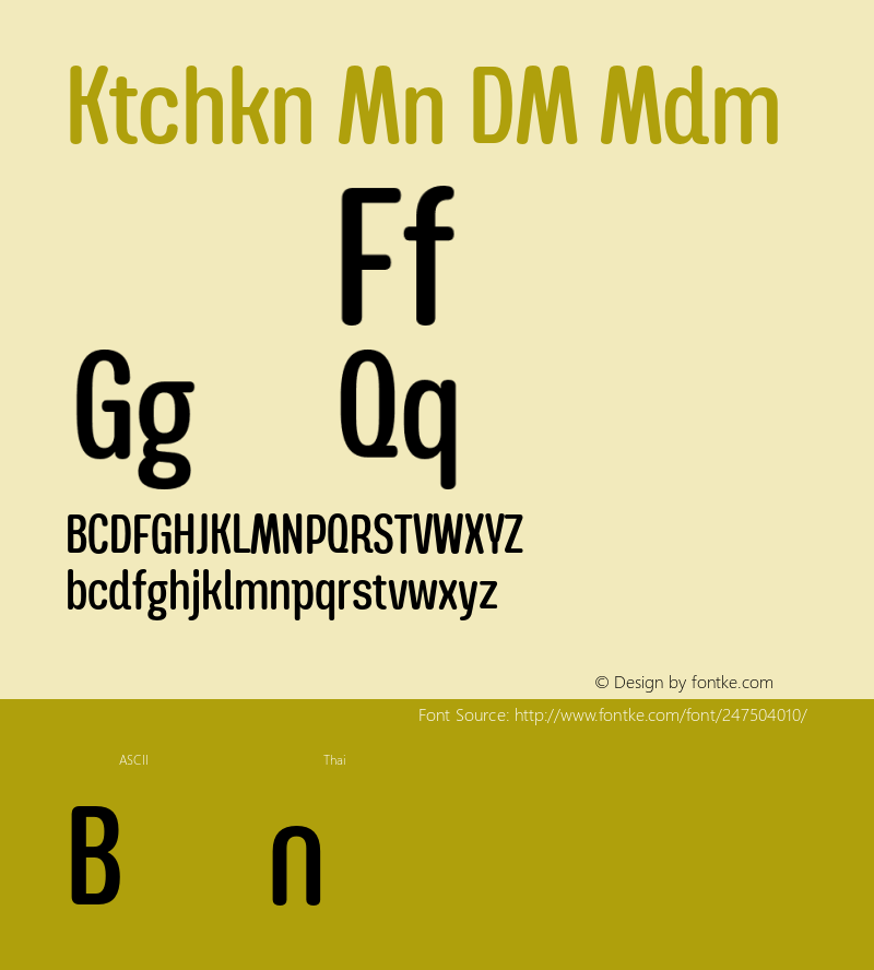 Kitchakan Mon DEMO Medium Version 1.000;Glyphs 3.1.2 (3151)图片样张