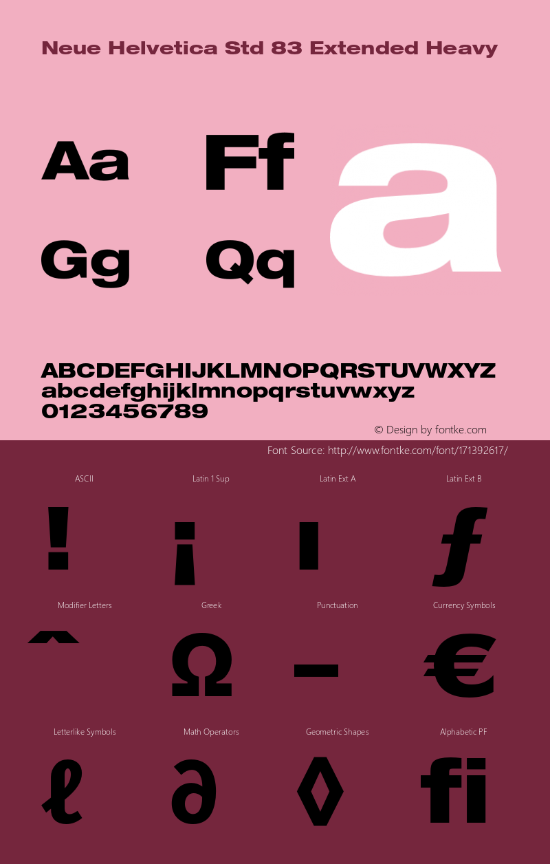 NeueHelveticaStd-83ExtendedHeavy Version 2.000 Build 1000;com.myfonts.easy.linotype.neue-helvetica.pro-83-heavy-extended-189171.wfkit2.version.54At图片样张