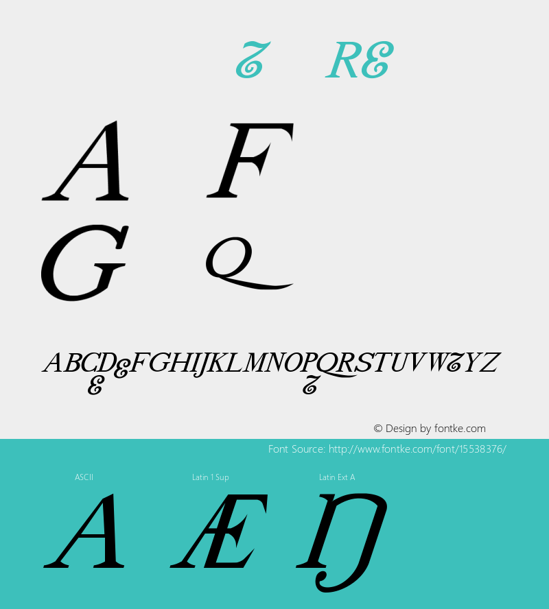 drmdozitbx12 Regular Version 001.001 Font Sample