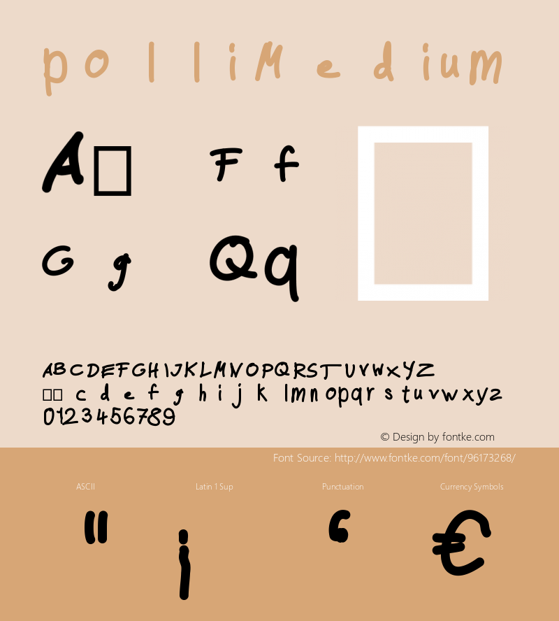 polli Version 001.000 Font Sample