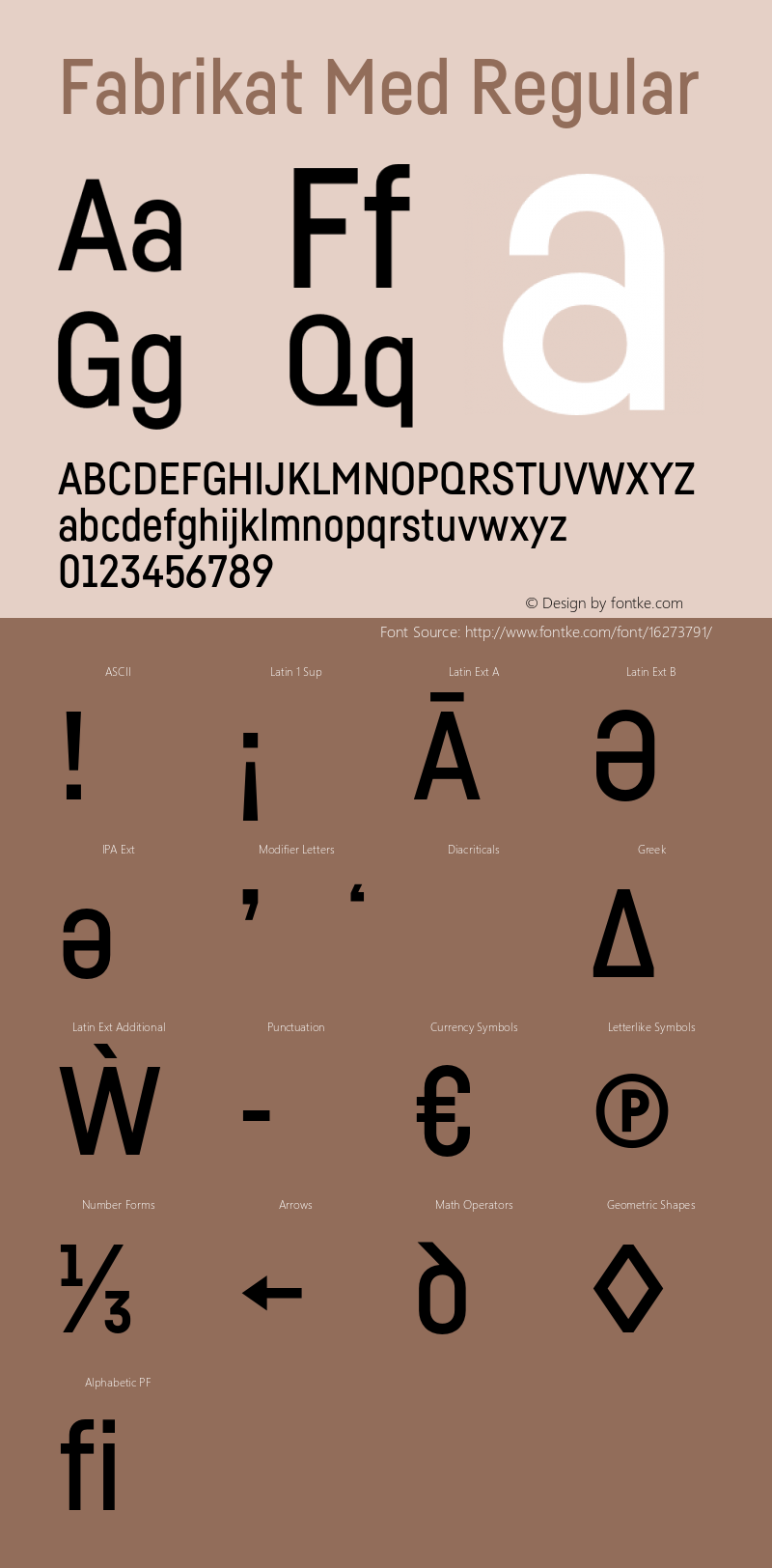 Fabrikat Med Regular Version 2.000;com.myfonts.easy.hvdfonts.fabrikat.medium.wfkit2.version.4xLD Font Sample