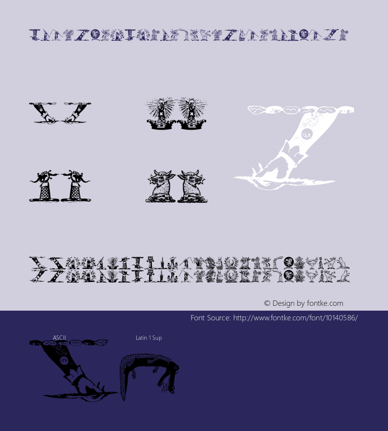 HelmbuschCrestSymbols Regular 1.0 2005-04-13 Font Sample