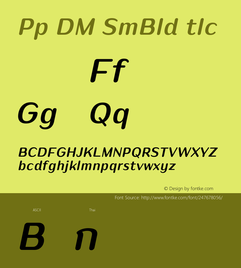 Puipui DEMO SemiBold Italic Version 1.001;Glyphs 3.1.2 (3151)图片样张