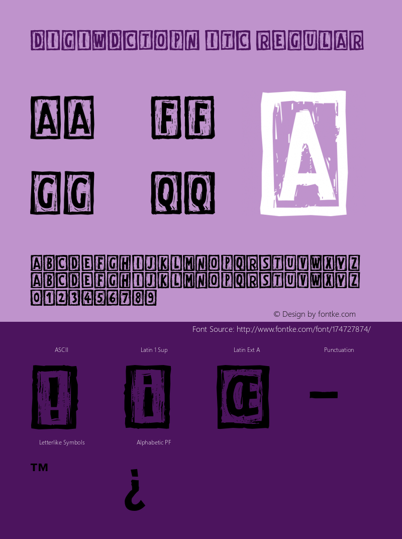 DigitalWoodcutsOpenITC 001.001图片样张