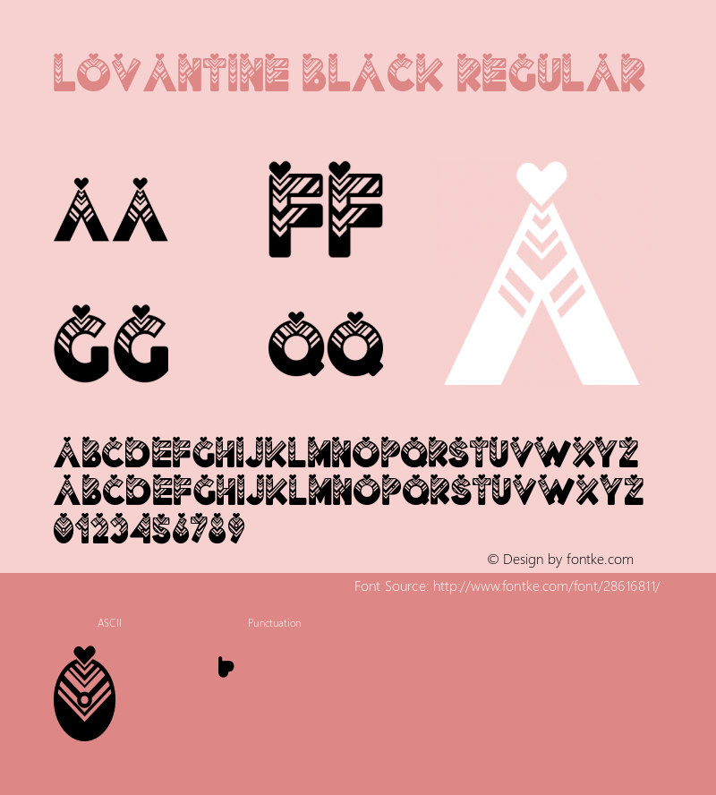 Lovantine Black Version 1.00;February 20, 2019;FontCreator 11.5.0.2427 64-bit Font Sample