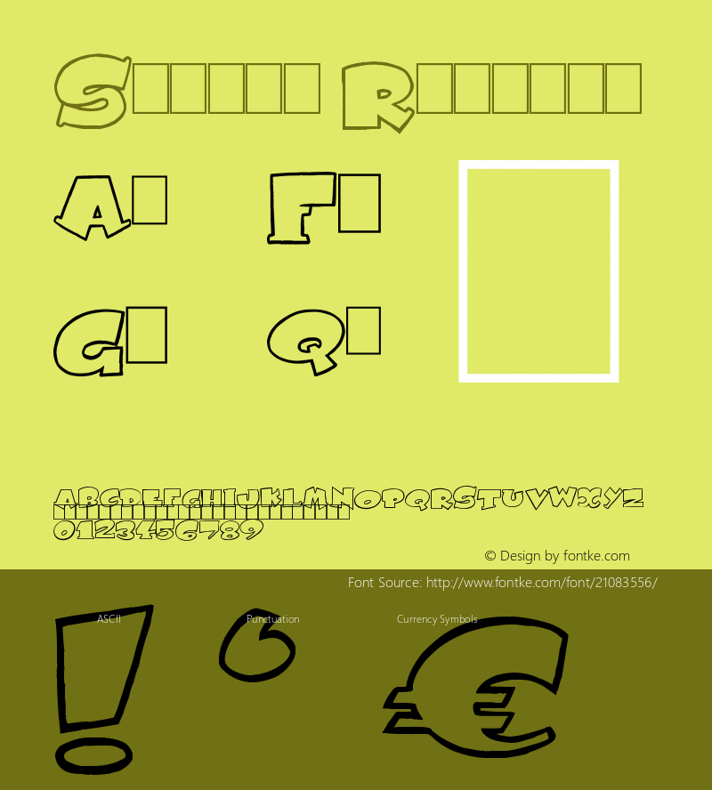 Subito Version 1.00 April 14, 2013, initial release Font Sample