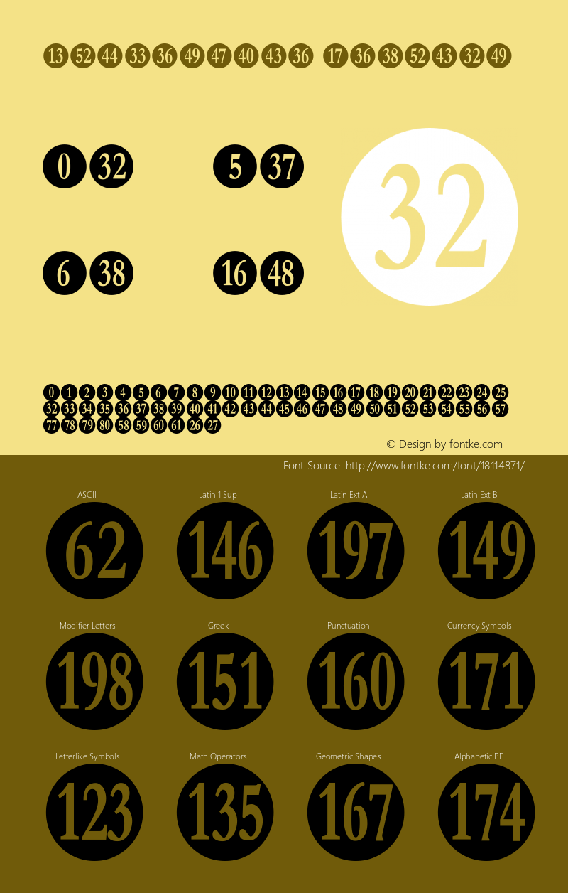 Numberpile Regular OTF 3.000;PS 001.001;Core 1.0.29 Font Sample