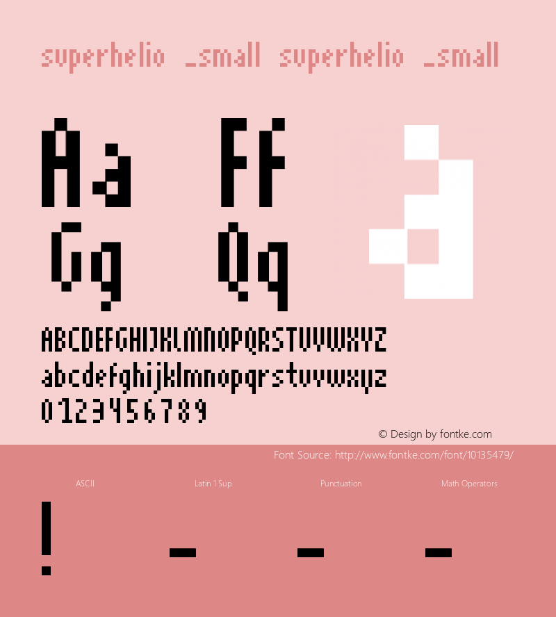 superhelio _small superhelio _small Macromedia Fontographer 4.1.5 06.10.2001 Font Sample
