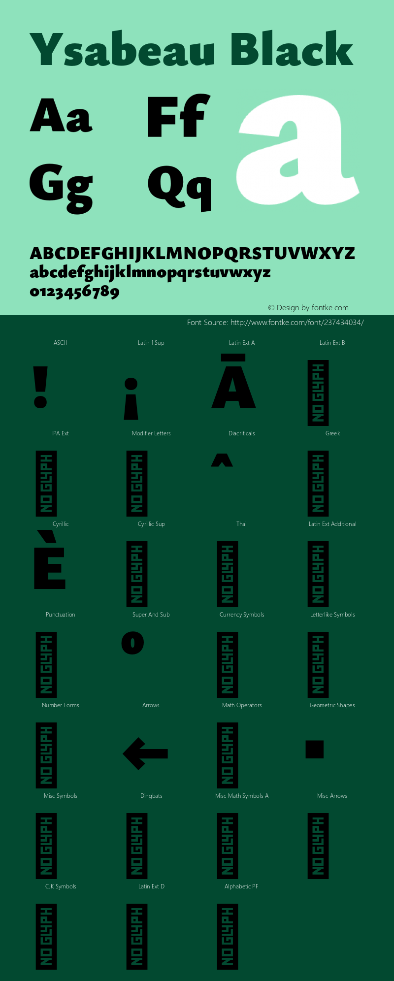 Ysabeau Black Version 1.003;Glyphs 3.1.1 (3139)图片样张