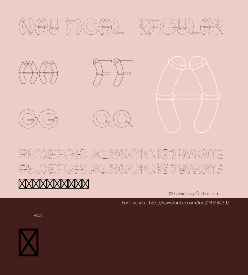 Nautical Regular Version 1.000;PS 001.000;hotconv 1.0.70;makeotf.lib2.5.58329 Font Sample