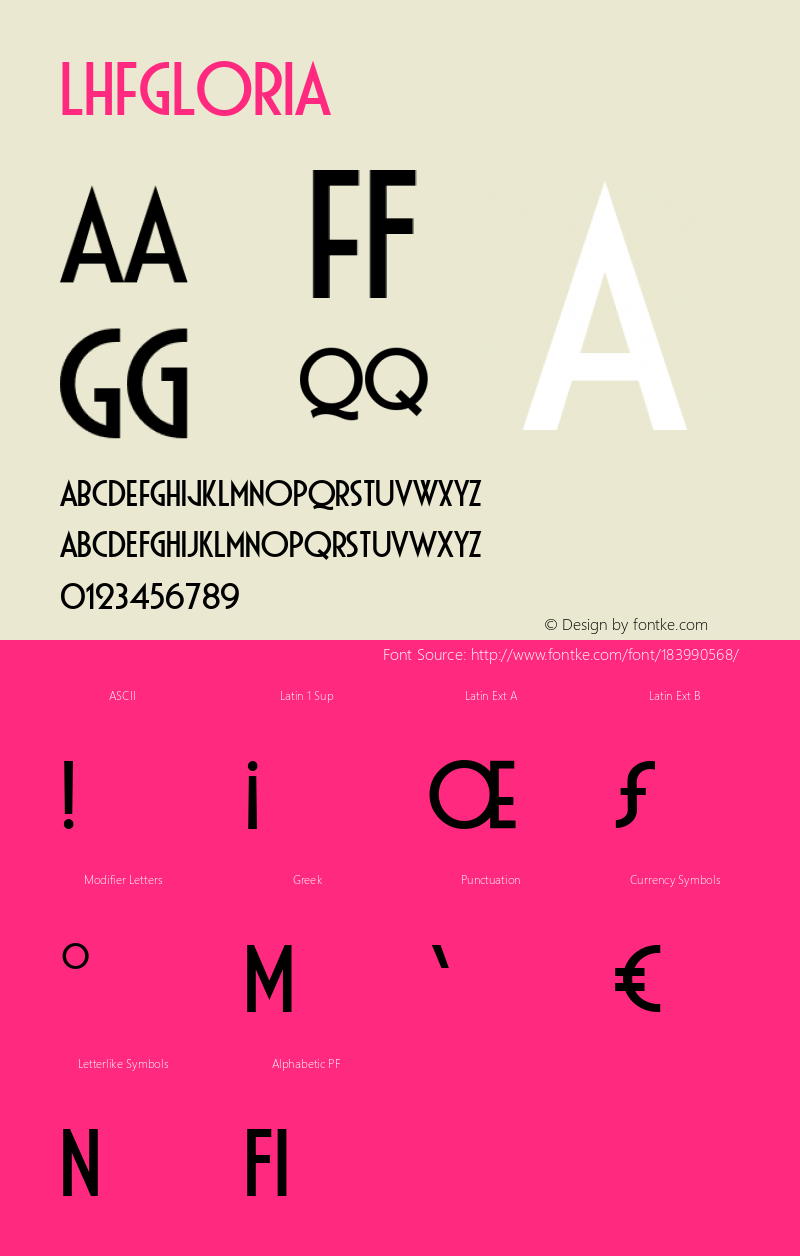 ☞LHF Gloria (1.1) #License#;com.myfonts.easy.letterheadfonts.lhf-gloria.regular.wfkit2.version.3VST图片样张