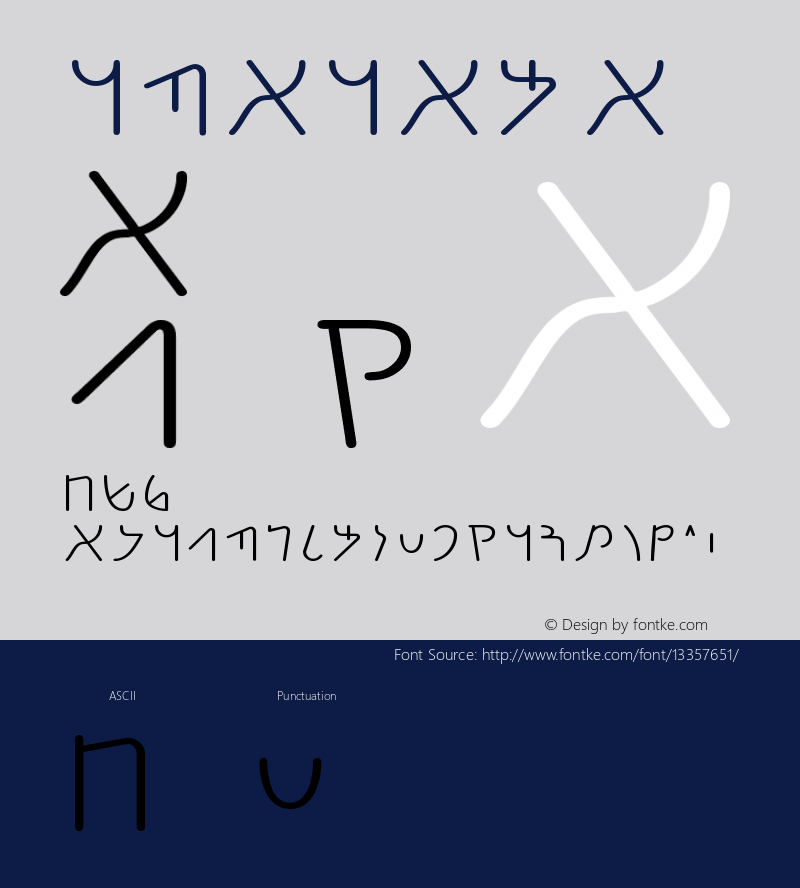 Archaic Aramaic Version 001.001 Font Sample
