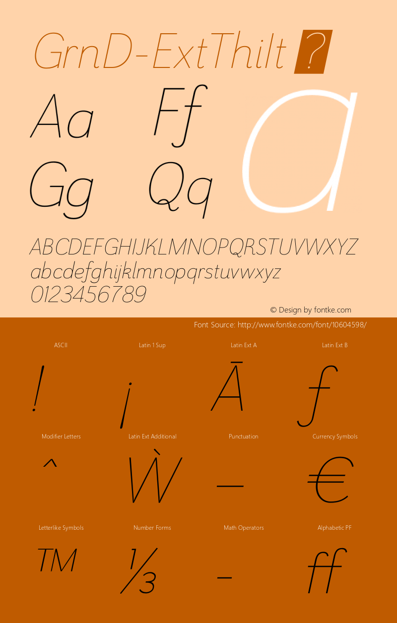 GrnD-ExtThiIt ☞ Version 1.000;com.myfonts.insigne.grenale-2.ext-thin-italic.wfkit2.4588 Font Sample