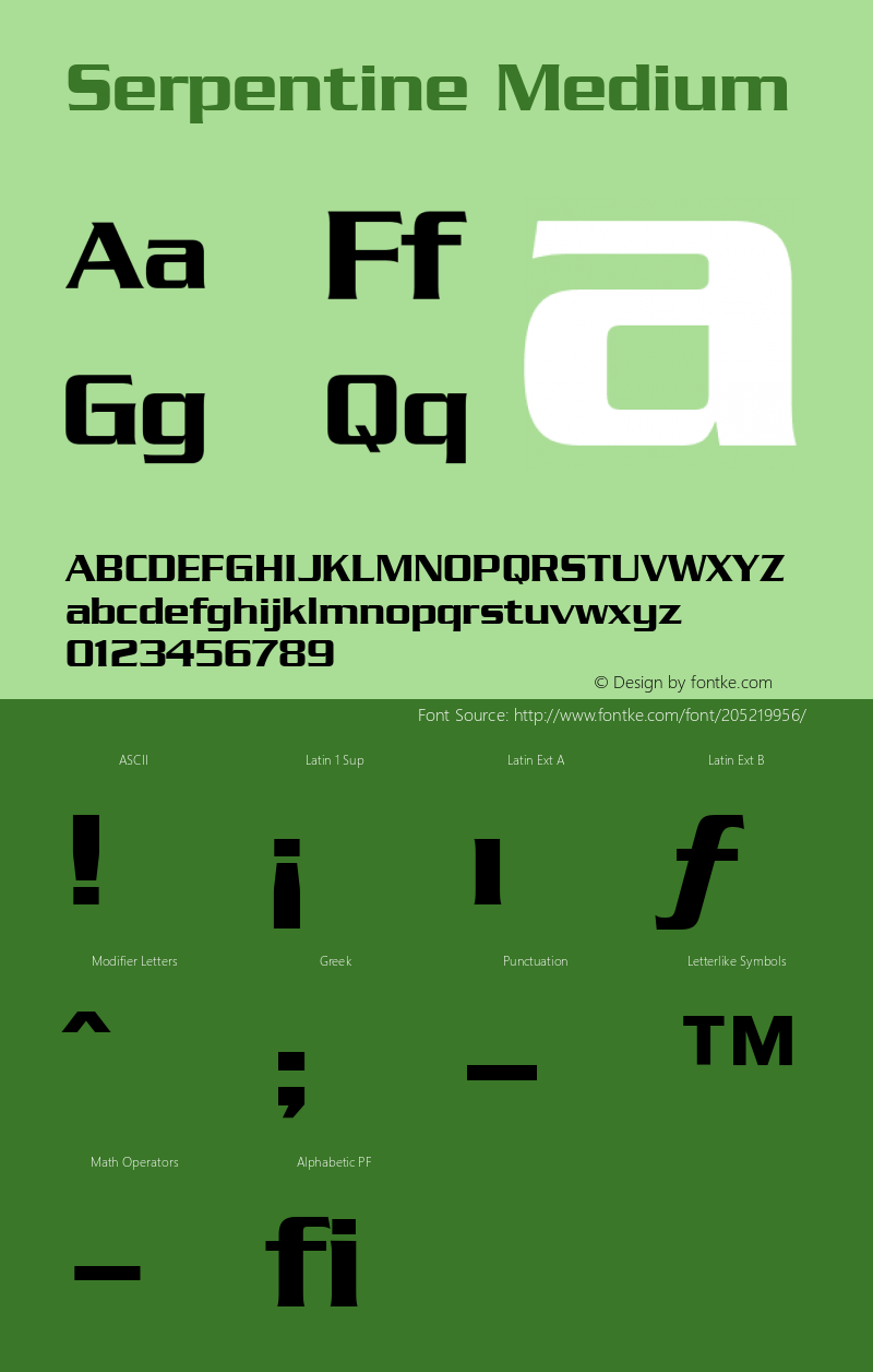 Serpentine Medium Version 001.000图片样张