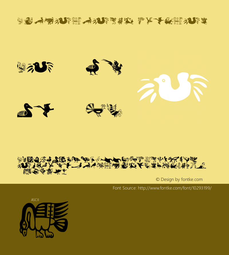 AnimaliaTwo Regular 1.0 2003-12-02 Font Sample