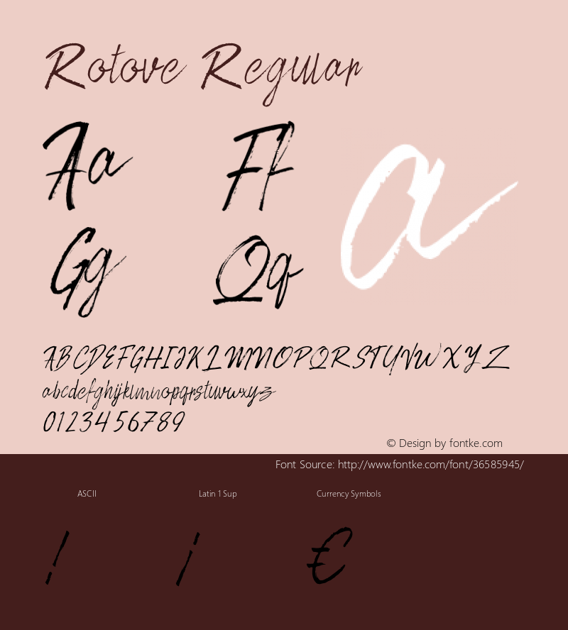 Rotove Version 1.002;Fontself Maker 3.2.2 Font Sample