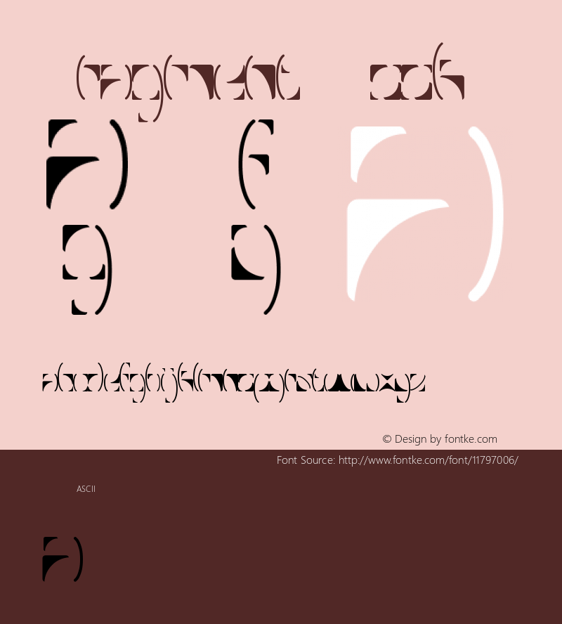 Fragment Book Version 1.0 Font Sample