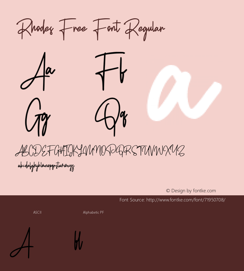 Rhodes Free Font Regular 1.000 Font Sample