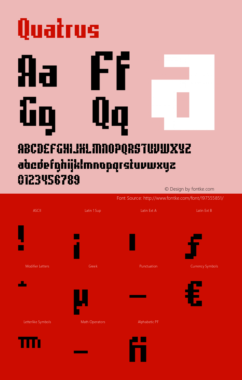 ☞Quatrus 1.000;com.myfonts.easy.jmaul.quatrus.regular.wfkit2.version.3ePJ图片样张