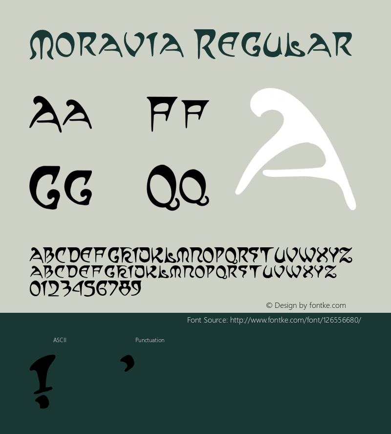 Moravia 001.000 Font Sample