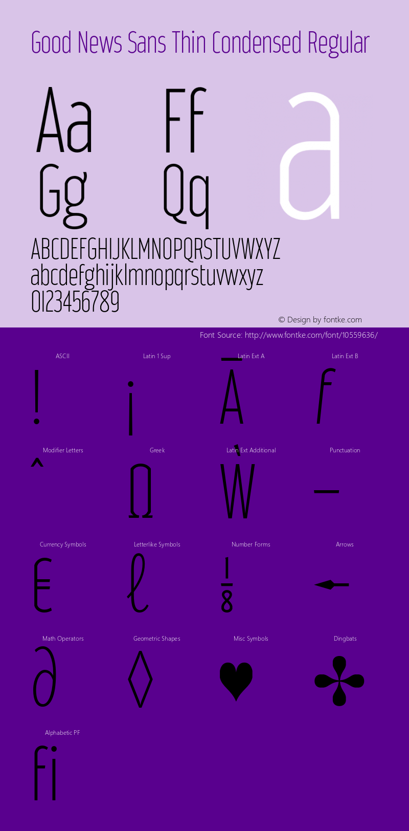 Good News Sans Thin Condensed Regular Version 1.000;PS 001.000;hotconv 1.0.70;makeotf.lib2.5.58329 Font Sample