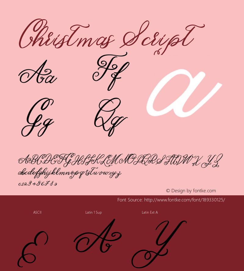 Christmas Script Version 1.022;Fontself Maker 3.5.7图片样张