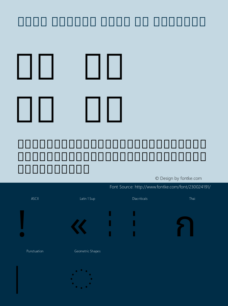 Noto Looped Thai UI Regular Version 1.00; ttfautohint (v1.8) -l 8 -r 50 -G 200 -x 14 -D thai -f none -a qsq -X 