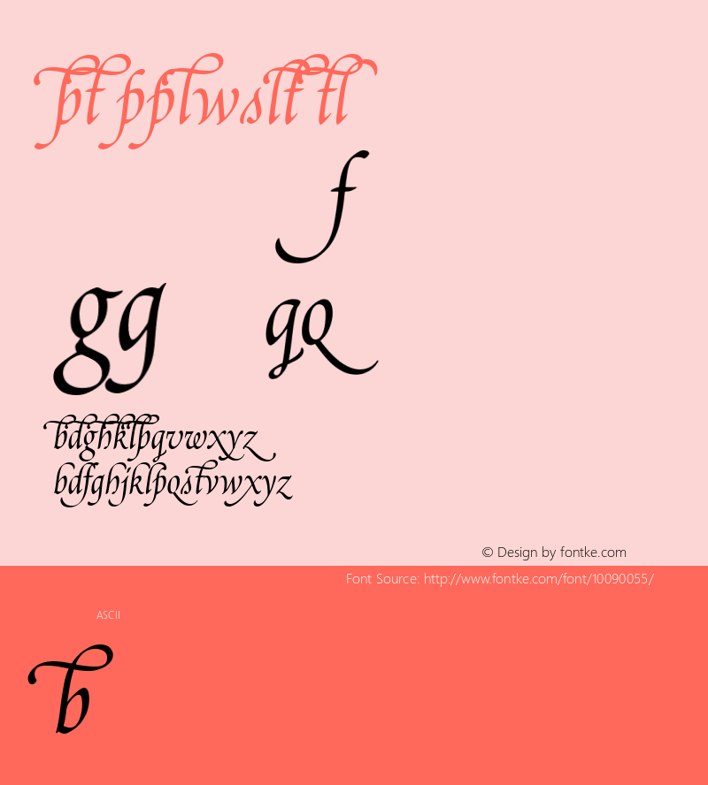 Poetica SuppLowercaseAltI Italic V.1.0 Font Sample