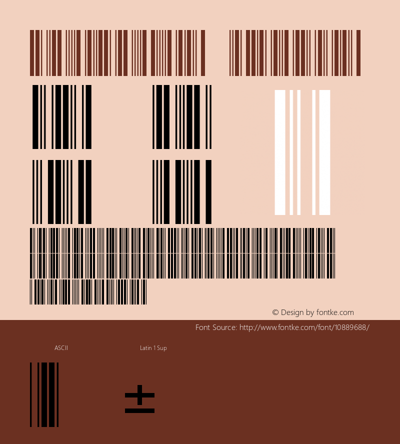 C39P36Dl Normal Version 1.000 Font Sample