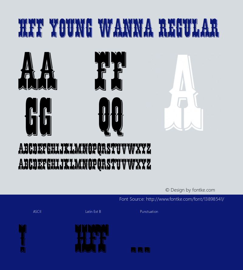 HFF Young Wanna Regular Version 1.000 Font Sample