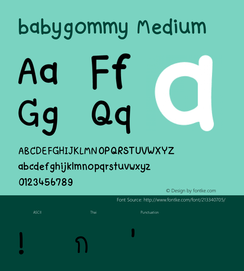 babygommy Version 001.000图片样张