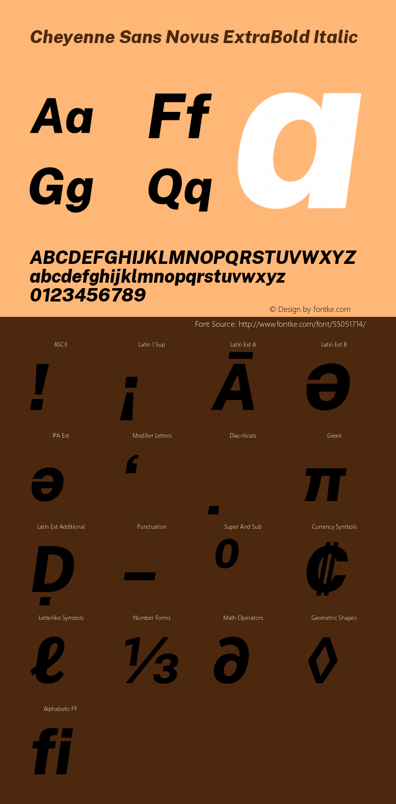 Cheyenne Sans Novus ExtraBold Italic Version 1.007;January 19, 2020;FontCreator 12.0.0.2550 64-bit; ttfautohint (v1.8.3) Font Sample