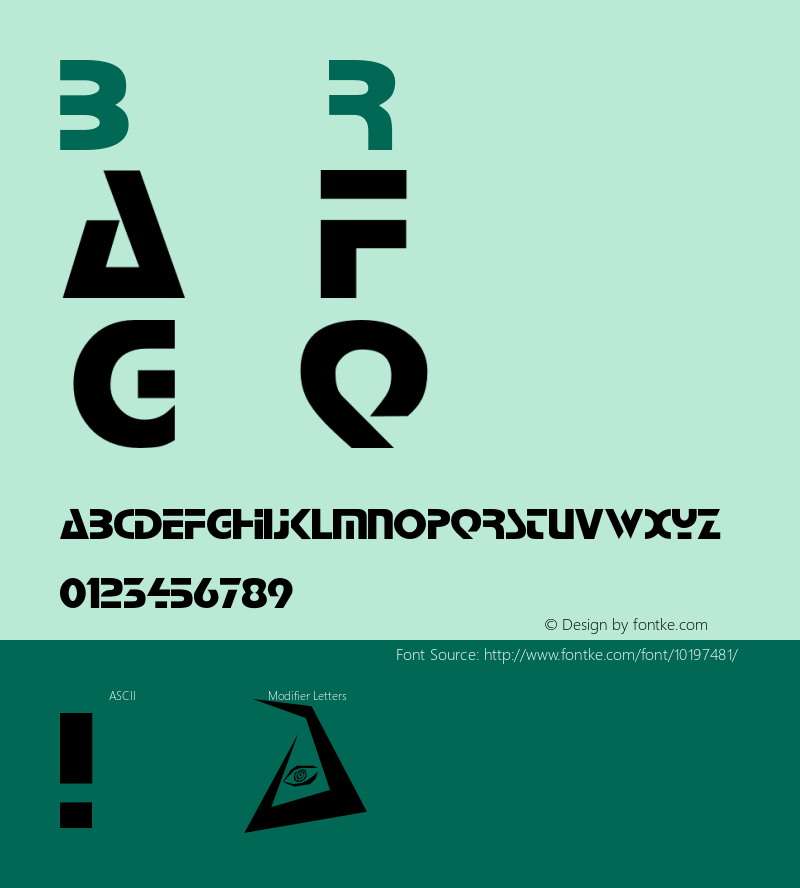 Babylon Regular 001.000 Font Sample