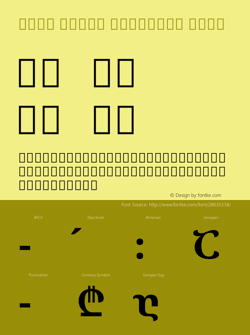 Noto Serif Georgian Bold Version 2.000; ttfautohint (v1.8.2) Font Sample