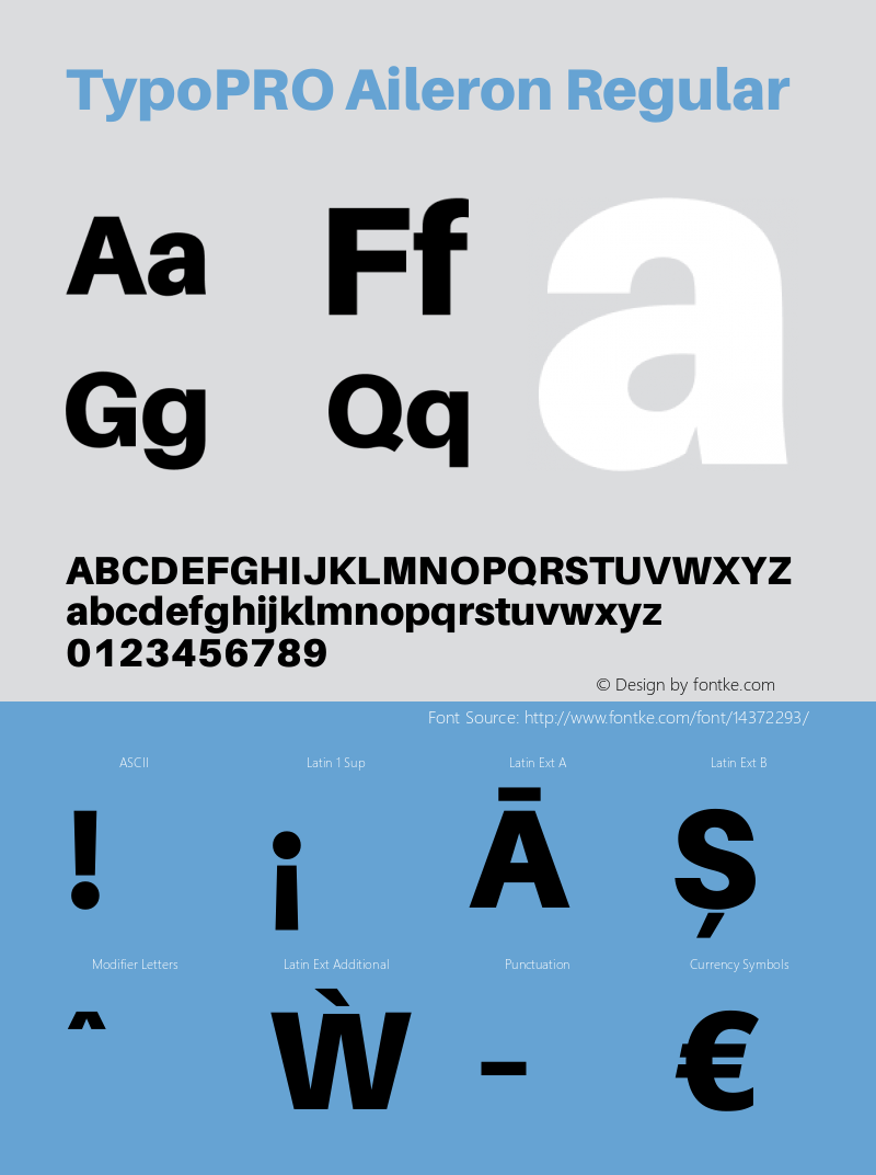 TypoPRO Aileron Regular Version 1.000;PS 001.000;hotconv 1.0.70;makeotf.lib2.5.58329 Font Sample