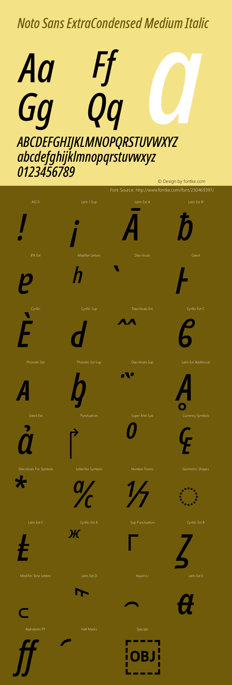Noto Sans ExtraCondensed Medium Italic Version 2.008; ttfautohint (v1.8) -l 8 -r 50 -G 200 -x 14 -D latn -f none -a qsq -X 