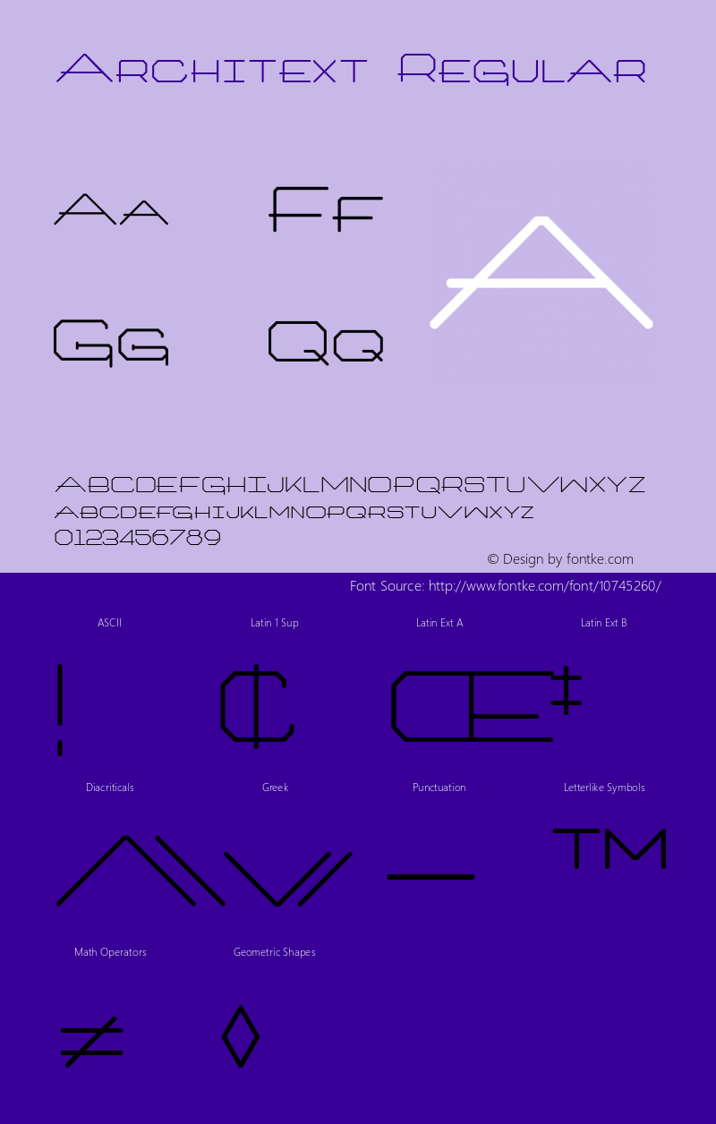 Architext Regular Altsys Metamorphosis:4/9/92 Font Sample