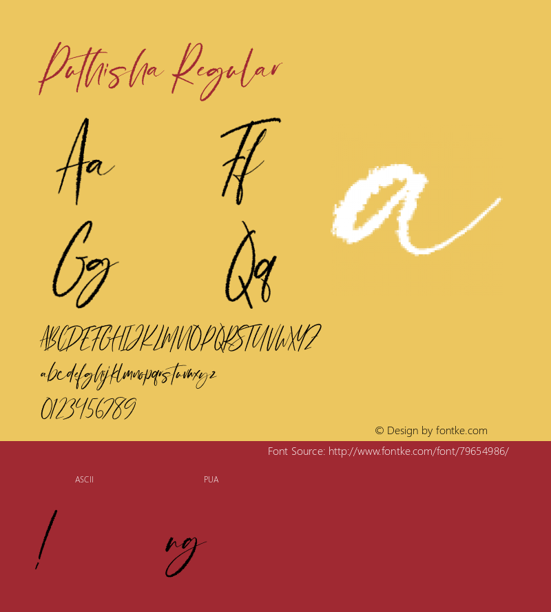 Puthisha Version 1.000 Font Sample