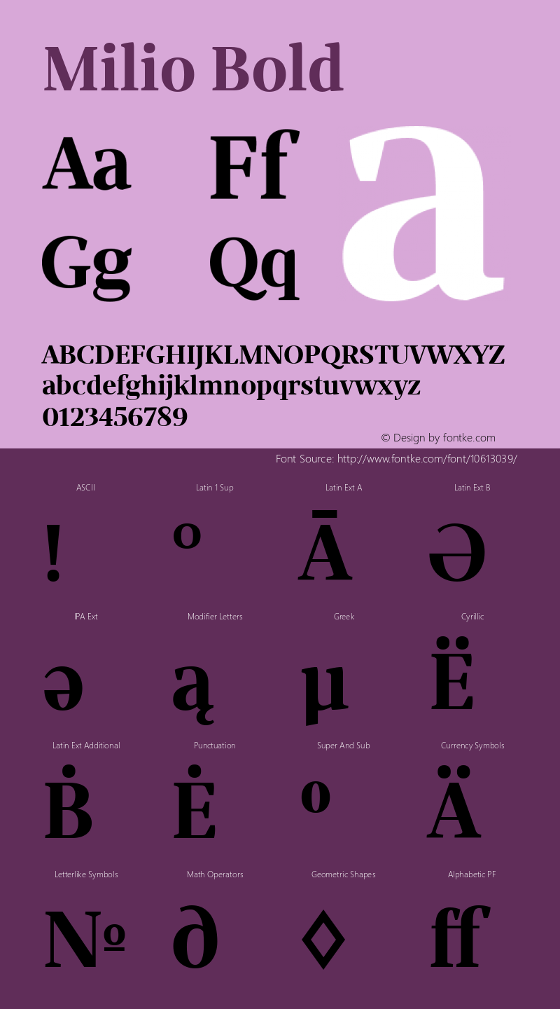 Milio Bold com.myfonts.easy.tipo-pepel.milio.bold.wfkit2.version.4dR7 Font Sample