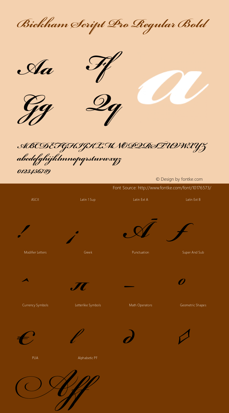 Bickham Script Pro Regular Bold Version 1.009;PS 001.000;Core 1.0.38;makeotf.lib1.6.6565 Font Sample