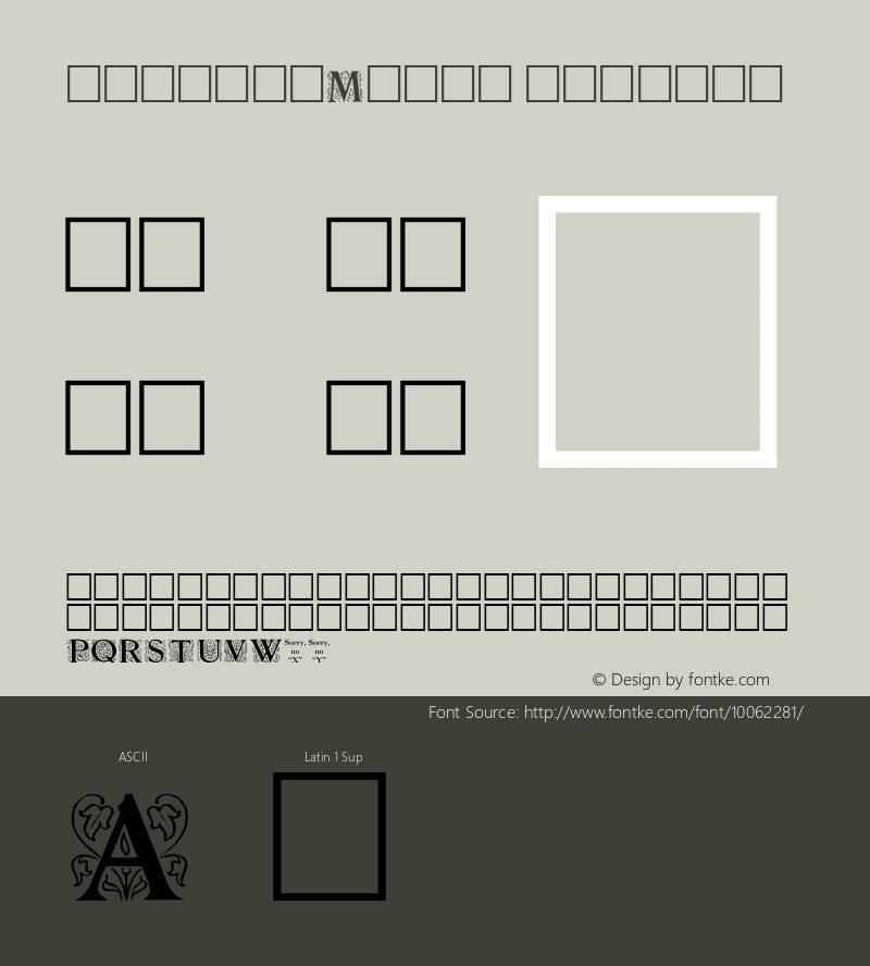 Zallman-Caps Regular Altsys Metamorphosis:2/7/92 Font Sample