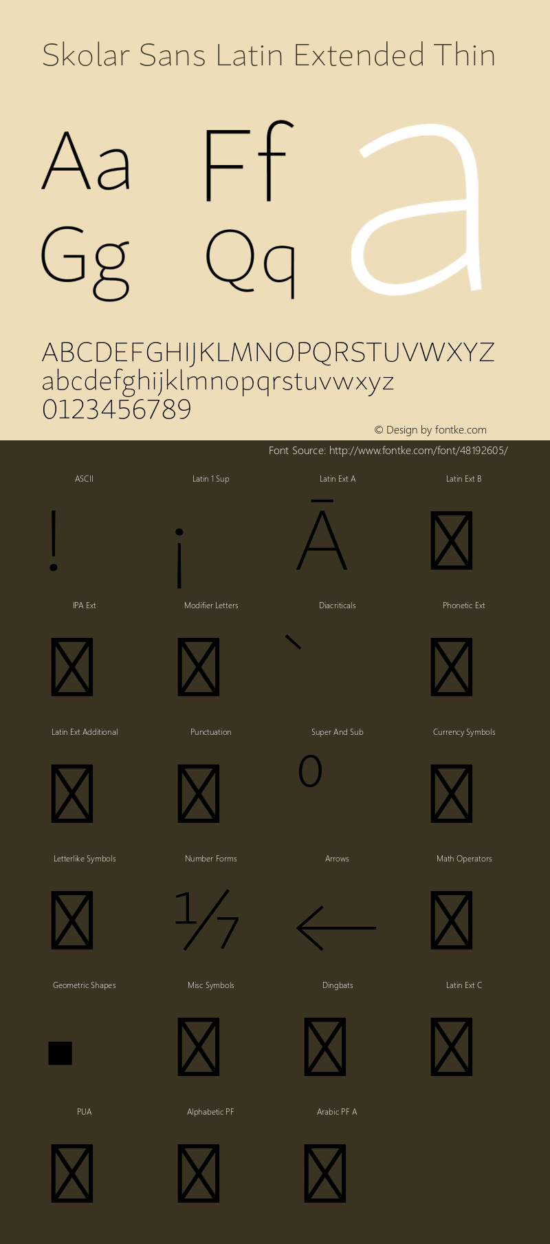 SkolarSansLatnEx-Th Version 2.004;PS 2.003;hotconv 1.0.88;makeotf.lib2.5.647800 Font Sample