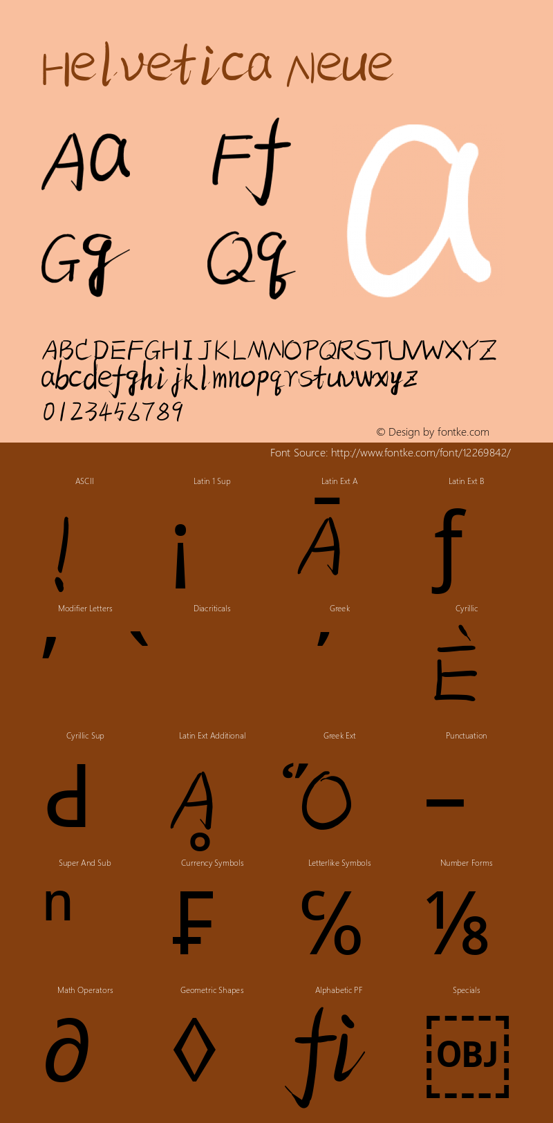 Helvetica Neue 细斜体 10.0d35e1 Font Sample