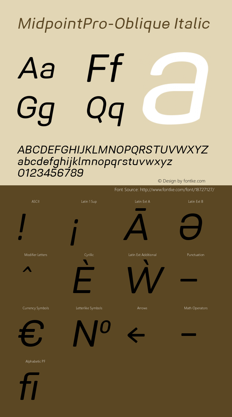 MidpointPro-Oblique Italic Version 1.000;easy.konstantynov.midpoint-pro.oblique.wfkit2.version.4Gyu Font Sample