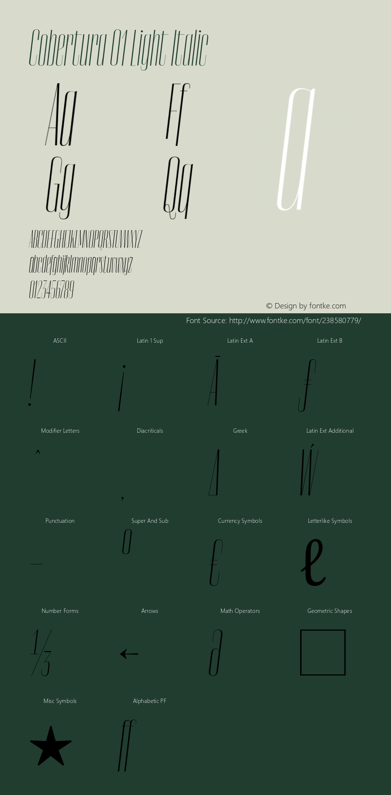 Cobertura 01 Light Italic Version 4.001图片样张