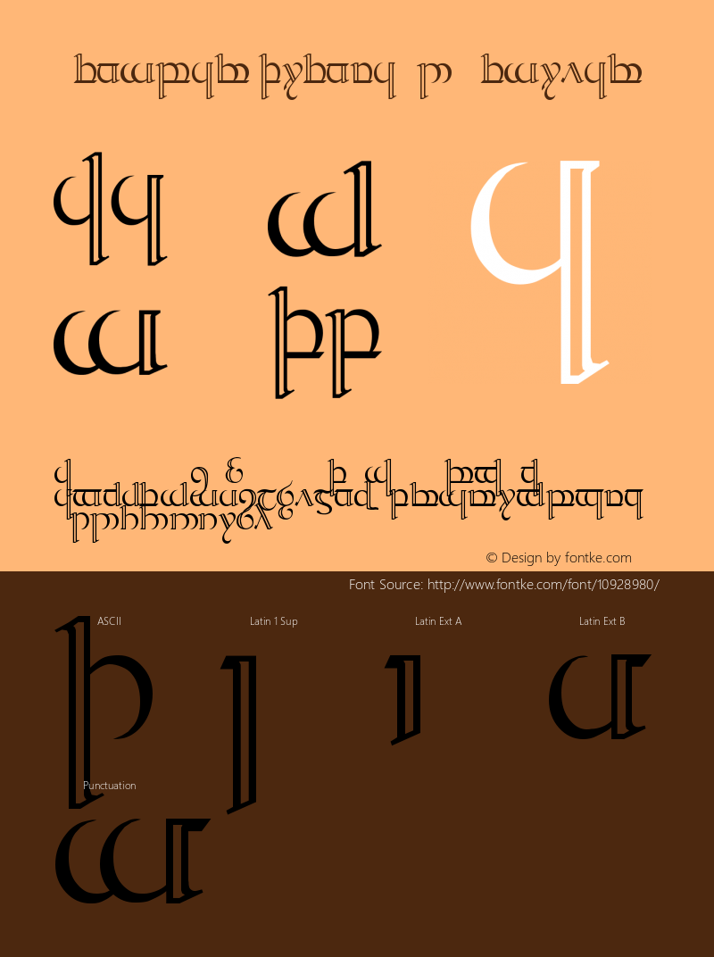 Tengwar Quenya-2 Regular Version 0.0 Font Sample